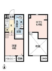 北巽駅 徒歩16分 2階の物件間取画像